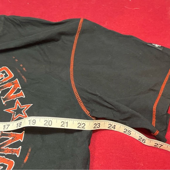 NASCAR Austin Dillon Black Double Sided Racing Rap Tee Y2K Stars Spellout Men XL - Picture 6 of 11